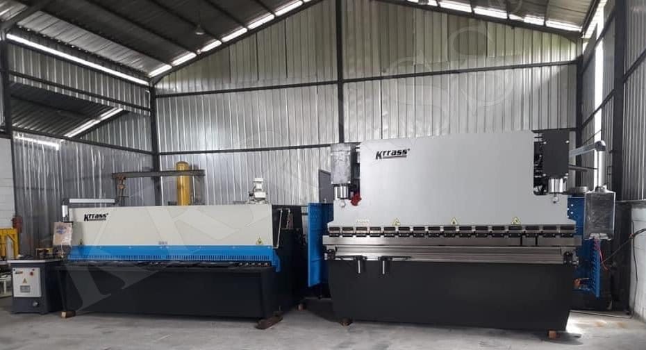 Hydraulic shearing machine and Hydraulic press brake
